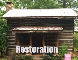 Historic Log Cabin Restoration  Mcdonough, Georgia
